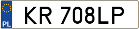 Truck License Plate